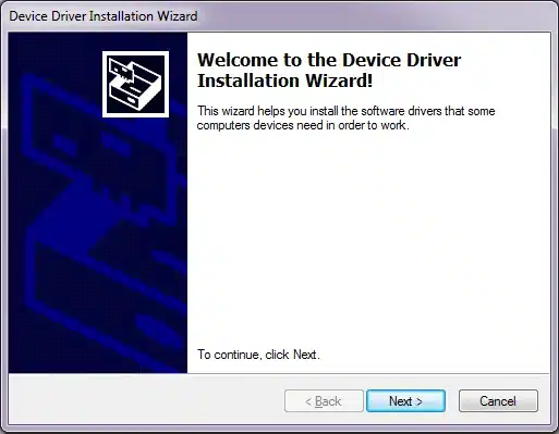 The FTDI driver installer