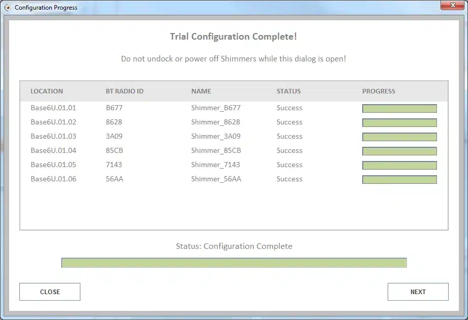 Writing the configuration