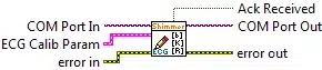 Illustration for Write Ecg Calibration Parameters.vi