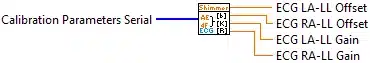 Illustration for Parse ECG Calibration Parameters.vi