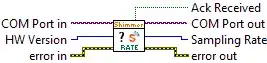 Illustration for Get Sampling Rate.vi