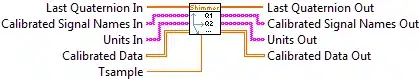 Illustration for Calculate Quaternion Samples.vi