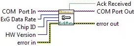 Illustration for Set ExG Data Rate.vi